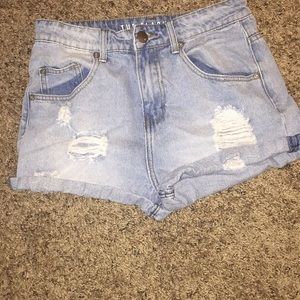 High waisted shorts